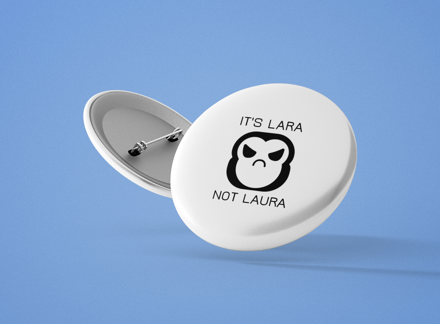 It's Lara not Laura: Personalized Pin Buttons