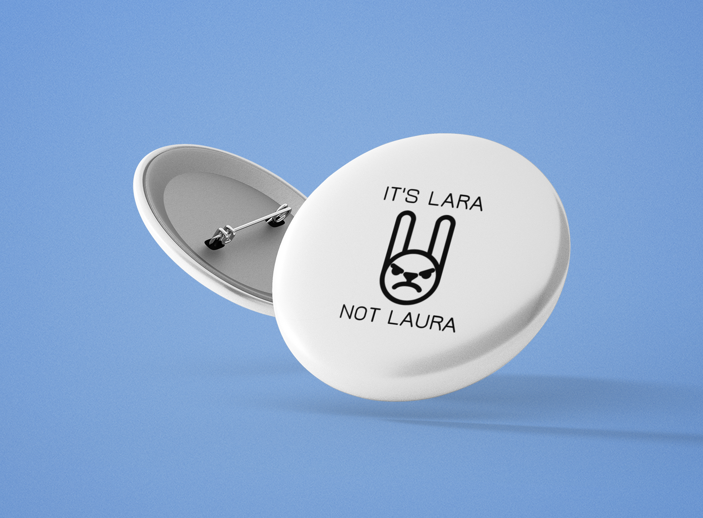 It's Lara not Laura: Personalized Pin Buttons